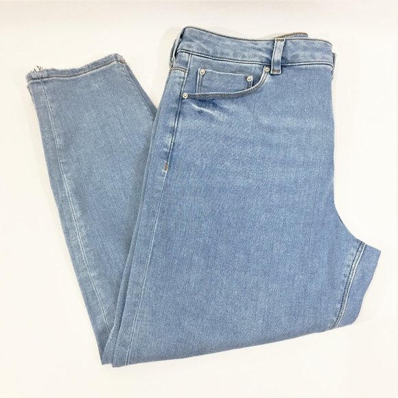 ASOS Raw Hem Cropped Jeans - Size 32 - Picture 1 of 5